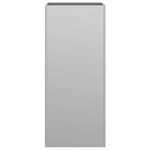 vidaXL Jardinière argenté 32x29x75 cm acier galvanisé