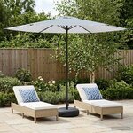 vidaXL Parasol de jardin 300 x 300 cm Polyester Rectangulaire
