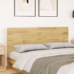 vidaXL Tête de lit 140 cm en bois massif de chêne