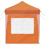 vidaXL Tente de fête pop-up 195 x 195 x 245 cm Orange Tissu Oxford