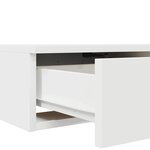 vidaXL Tiroirs de lit Blanc 75 x 36.5 x 16.5 cm Bois d'ingénierie