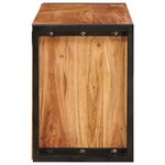 vidaXL Étagère à vin Marron 100 x 45 x 33 cm Bois d'Acacia Massif