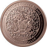Monnaie BUFFALO Investor Titans 5 Oz Cuivre 25 Cents Barbados 2026 (PRÉCOMMANDE)