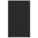 vidaXL Armories à chaussures 2 Pièces noir 52 5x30x50 cm