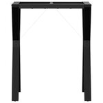 vidaXL Pieds de table à manger cadre en Y 60x40x73 cm fonte