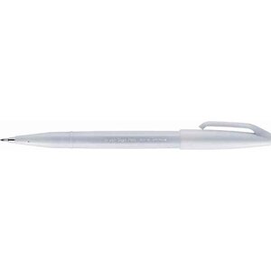 Stylo feutre Brush Sign Pen SES 15 gris clair PENTEL ARTS