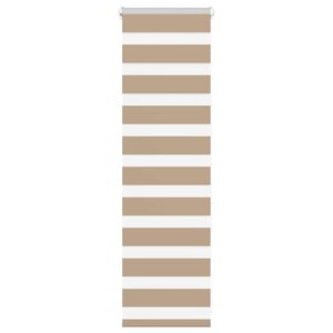 vidaXL Store zèbre marron sable largeur du tissu 40 9 cm polyester