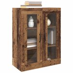 vidaXL Armoires Murailles 2 Pièces Bois ancien 69 5 x 34 x 90 cm
