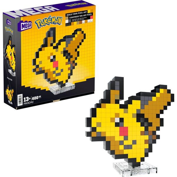 Mattel HTH74 - Mega Pokémon - Coffret de construction Pikachu