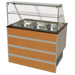 Buffet froid professionnel - de 3 à 5 gn 1/1 - combisteel - r290 - acier inoxydable1070 mm 1800x800x850/1350mm