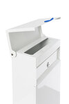 Boîte aux Lettres en Acier  Tondo M E6731-BLU  Serrure Protégée  Anti-pluie
