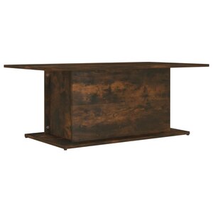 vidaXL Table basse Chêne fumé 102x55 5x40 cm Bois d'ingénierie