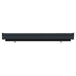 vidaXL Store latéral de balcon 100  polyester fer acier