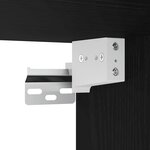 vidaXL Meuble de salle de bain avec lavabo chêne noir 60x38 5x48 cm