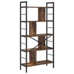 vidaXL Étagère Chêne fumé 75 x 30 x 156 cm Bois d'ingénierie