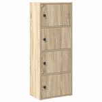 vidaXL Bibliothèque chêne sonoma 40x24x102 cm bois d'ingénierie