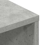 vidaXL Meuble TV Gris béton 100 x 40 x 40 cm Aggloméré