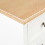 vidaXL Tables de chevet 2 Pièces blanc 35x30x49 cm MDF