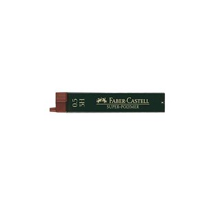 Pack 12 mines super polymère 9065 s 0 5 mm 3h x 12 faber-castell
