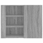 vidaXL Armoire murale sonoma gris 75x35x60 cm bois d'ingénierie