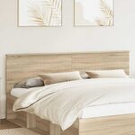 vidaXL Tête de lit Chêne Sonoma 200 cm Bois d'ingénierie