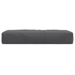 vidaXL Coussin de palette anthracite mélangé 60x60x10 cm tissu