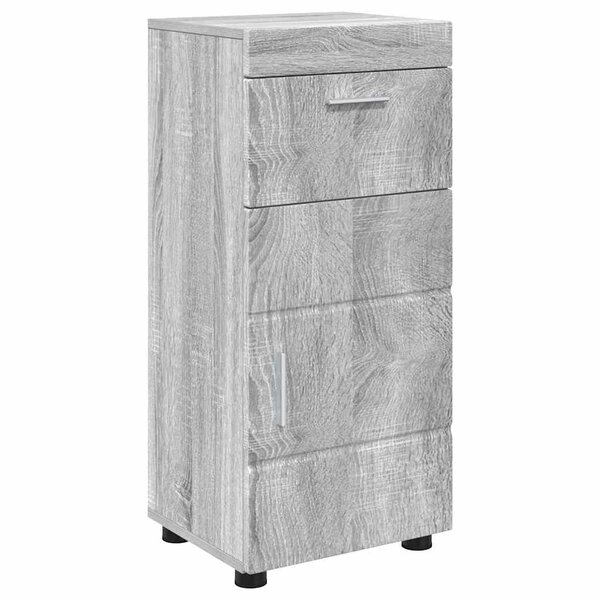 vidaXL Ensemble d'armoire de salle de bain TULUM Gris Sonoma