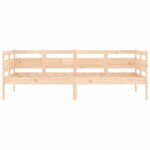 vidaXL Lit de jour sans matelas bois de pin massif 90x190 cm