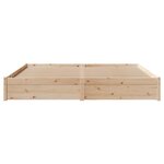 vidaXL Cadre de lit sans matelas 180x200 cm bois massif de pin
