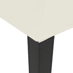 vidaXL Tonnelle à double toit crème 2 94x2 94 m acier