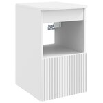 vidaXL Armoire de salle de bain Blanc 30 x 44 5 x 50 cm
