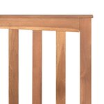 vidaXL Cadre de lit Bois de teck massif 160x200 cm