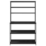 vidaXL Étagère de cuisine Chêne noir 100 x 40 x 168 cm