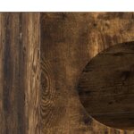 vidaXL Buffet Chêne fumé 40 x 35 x 100 5 cm Bois d'ingénierie