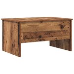 vidaXL Table basse Bois ancien 80 x 50 5 x 42 5 cm Bois d'ingénierie