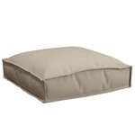 vidaXL Coussin pour assise de palette 6 Pièces Taupe 40 x 40 x 8 cm