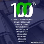 500 Enveloppes plastique opaques 80 microns N°1 - 185x230mm