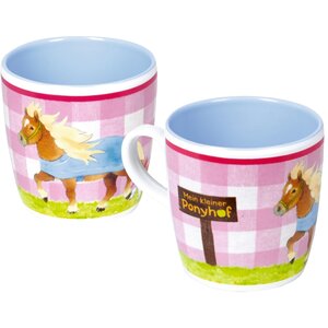 Coppenrath Verlag 13339 - Tasse en Mélamine "Mein kleiner Ponyhof"