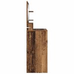 vidaXL Tables de maquillage pour chambre avec tiroir Bois Ancien