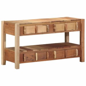 vidaXL Meuble TV Marron 83 x 33 x 46 cm Bois massif de récupération