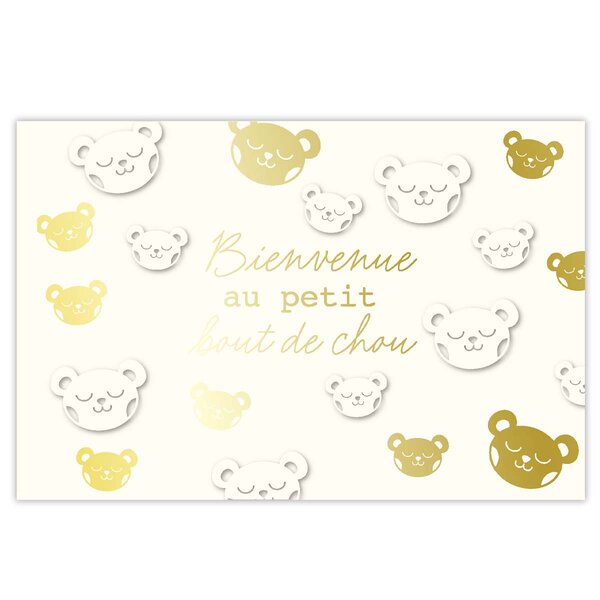 Carte De Vœux Thème Naissance - Plusieurs Styles - Draeger paris