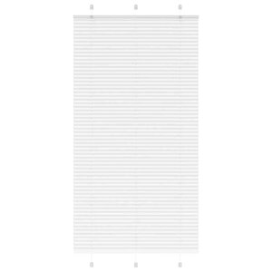 vidaXL Store plissé blanc 105x200cm largeur du tissu 104 4cm polyester