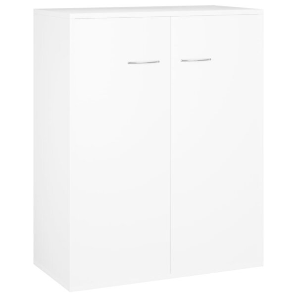 vidaXL Buffet blanc 60x30x75 cm bois d'ingénierie