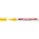 Marqueur Peinture 750 Jaune Pointe Ronde 2-4 mm x 10 EDDING