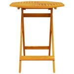 Set de Bistro Pliable 3 Pièces en Bois d'Acacia