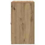 vidaXL Meuble d'appoint 2 Pièces chêne artisanal 41 x 37 x 67 cm
