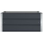 vidaXL Jardinière Anthracite 100 x 100 x 45 cm Acier
