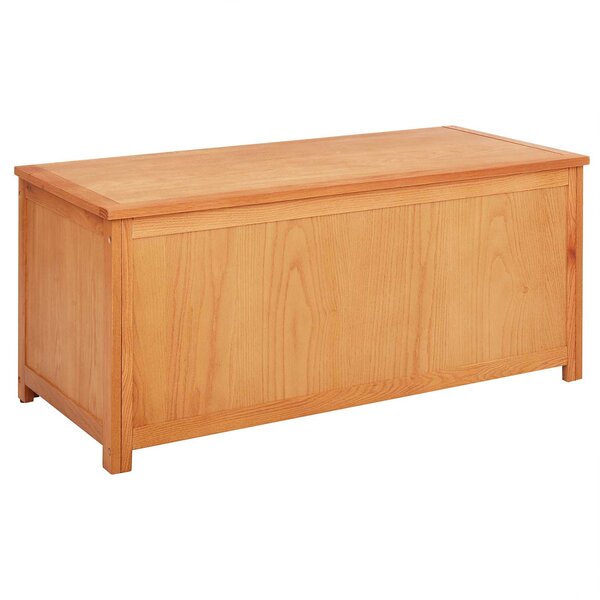 vidaXL Boîte de rangement 110 x 45 x 45 cm Bois de chêne massif