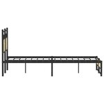 vidaXL Cadre de lit sans matelas chêne sonoma 120x190 cm