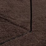 vidaXL Tapis de surface HUARTE Marron 150 x 80 cm Polyester